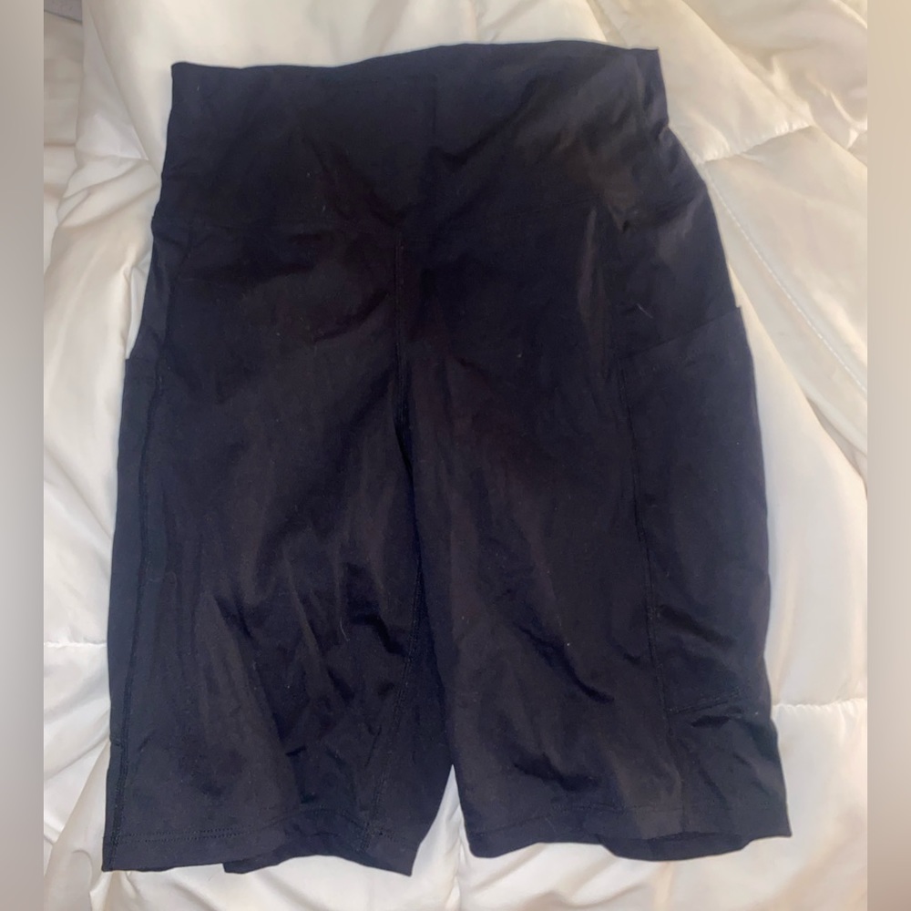 Black spandex w pockets